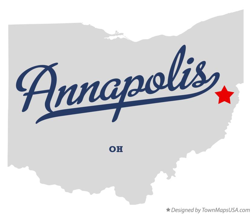 Map of Annapolis Ohio OH