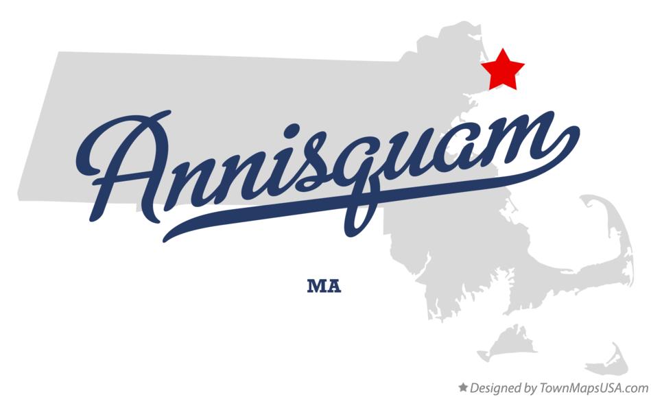Map of Annisquam Massachusetts MA