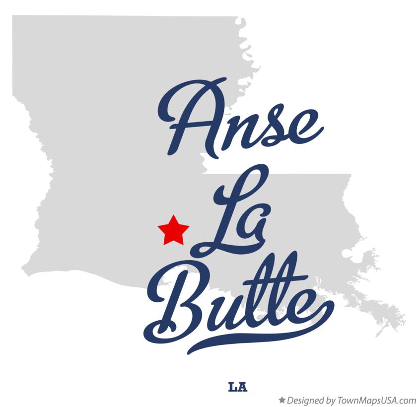 Map of Anse La Butte Louisiana LA