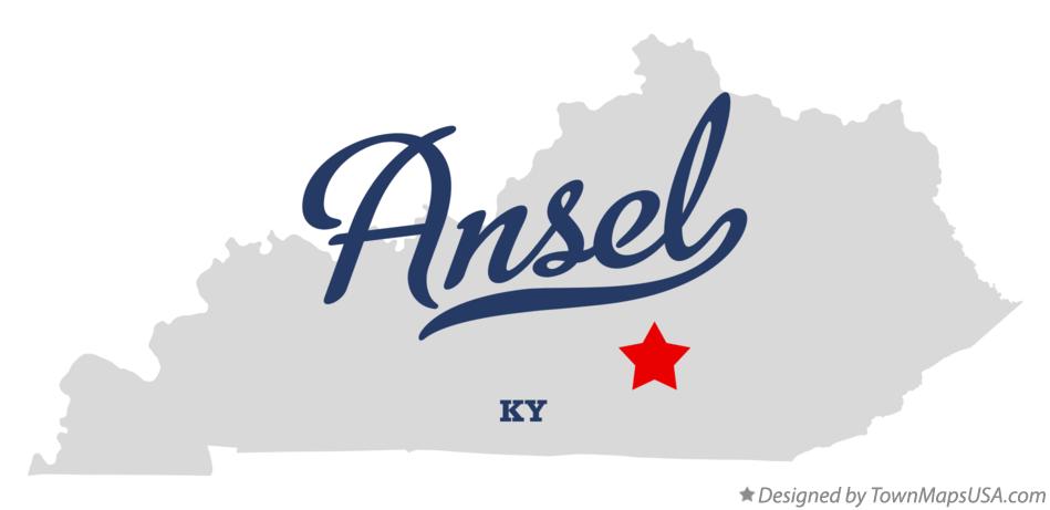Map of Ansel Kentucky KY