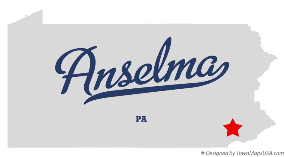 Map of Anselma Pennsylvania PA