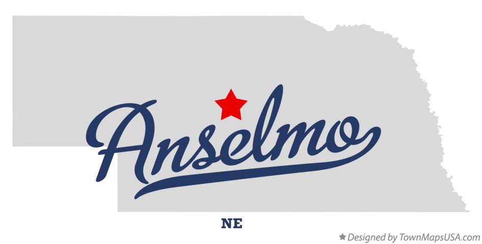 Map of Anselmo Nebraska NE