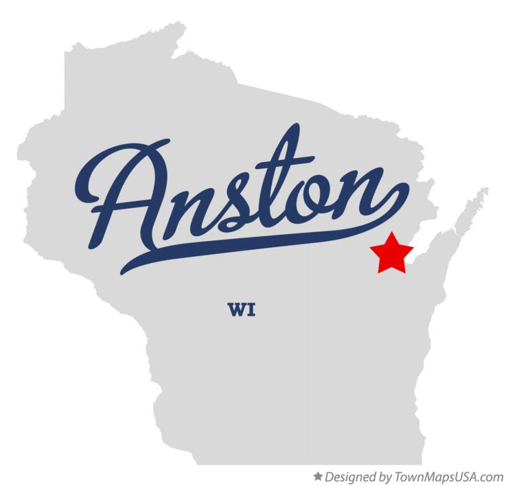 Map of Anston Wisconsin WI