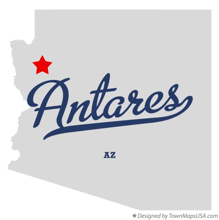 Map of Antares Arizona AZ