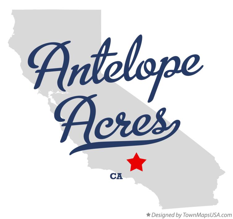Map of Antelope Acres California CA