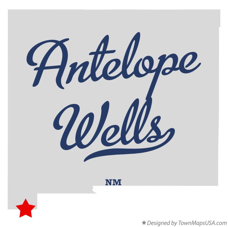 Map of Antelope Wells New Mexico NM