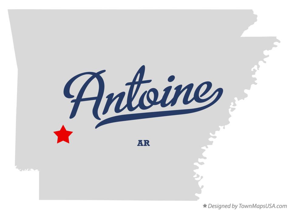 Map of Antoine Arkansas AR