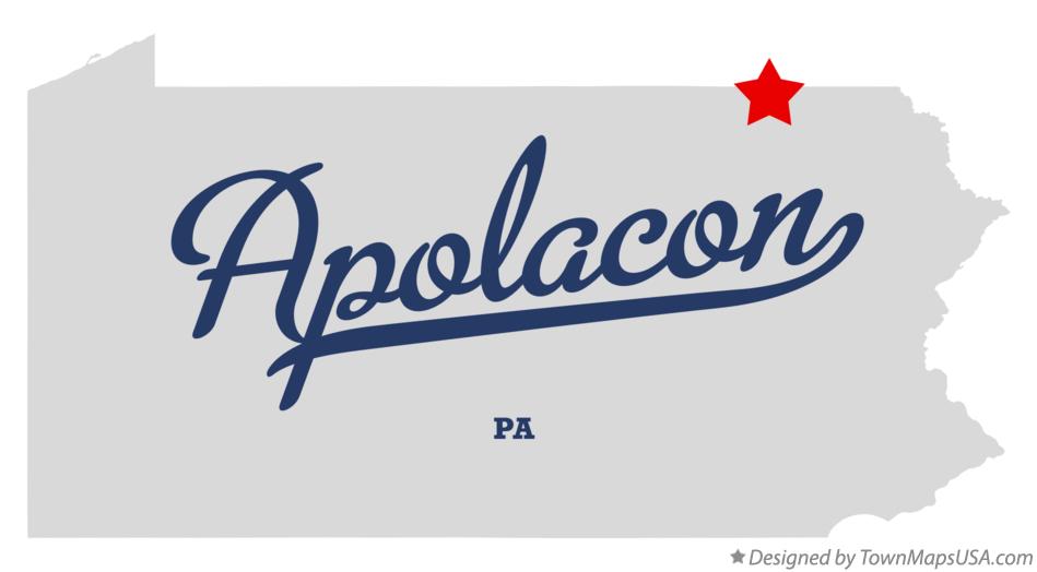 Map of Apolacon Pennsylvania PA
