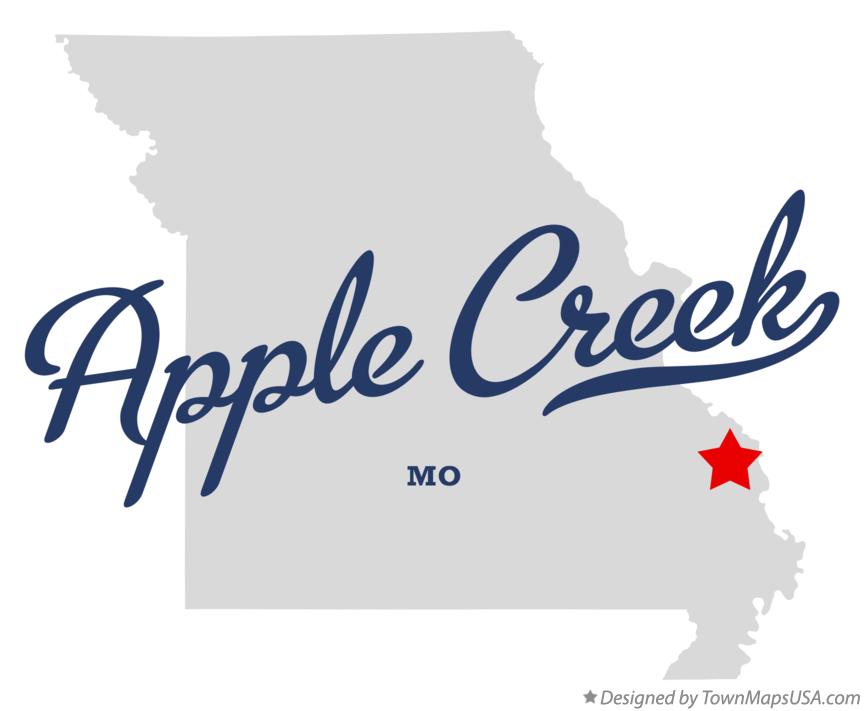 Map of Apple Creek Missouri MO