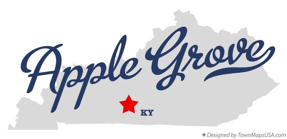 Map of Apple Grove Kentucky KY