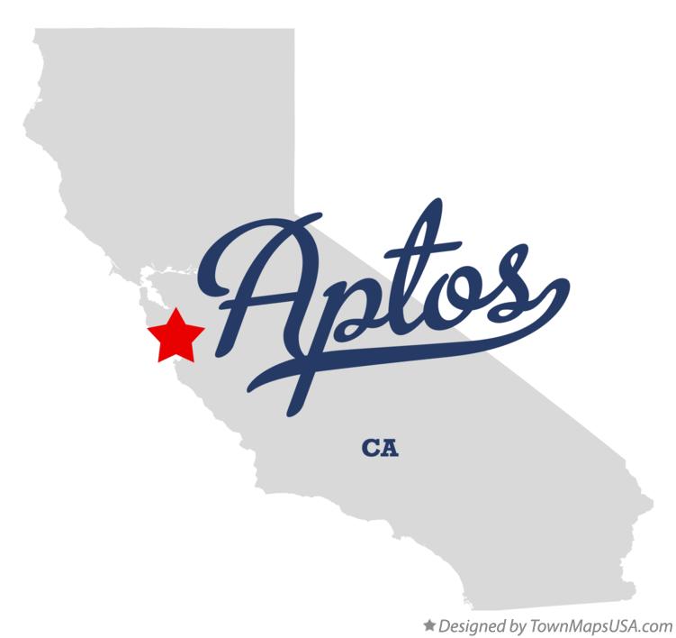 Map of Aptos California CA