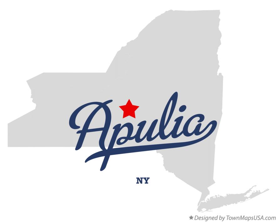 Map of Apulia New York NY