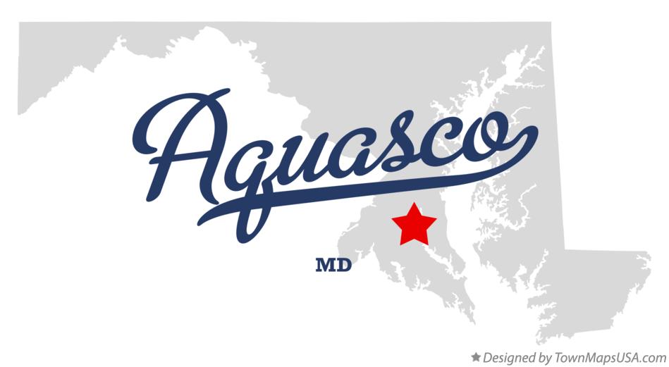 Map of Aquasco Maryland MD