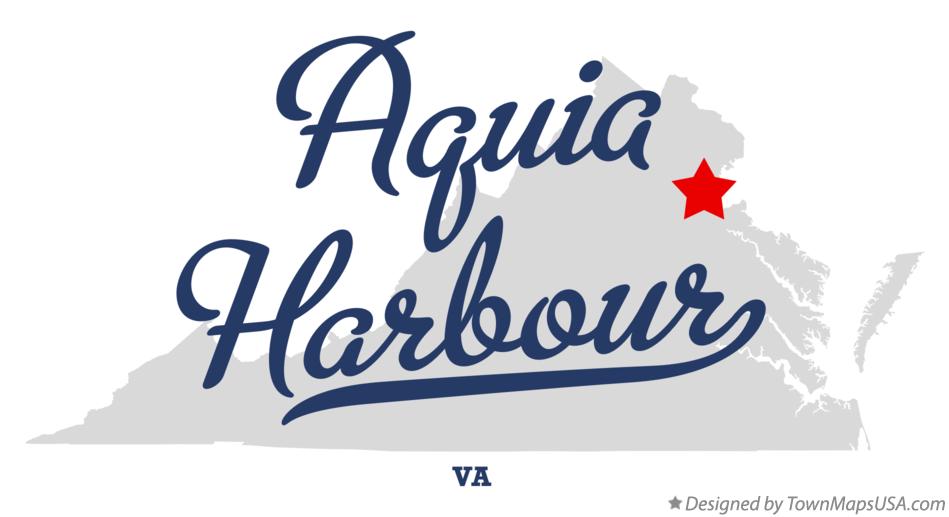 Map of Aquia Harbour Virginia VA