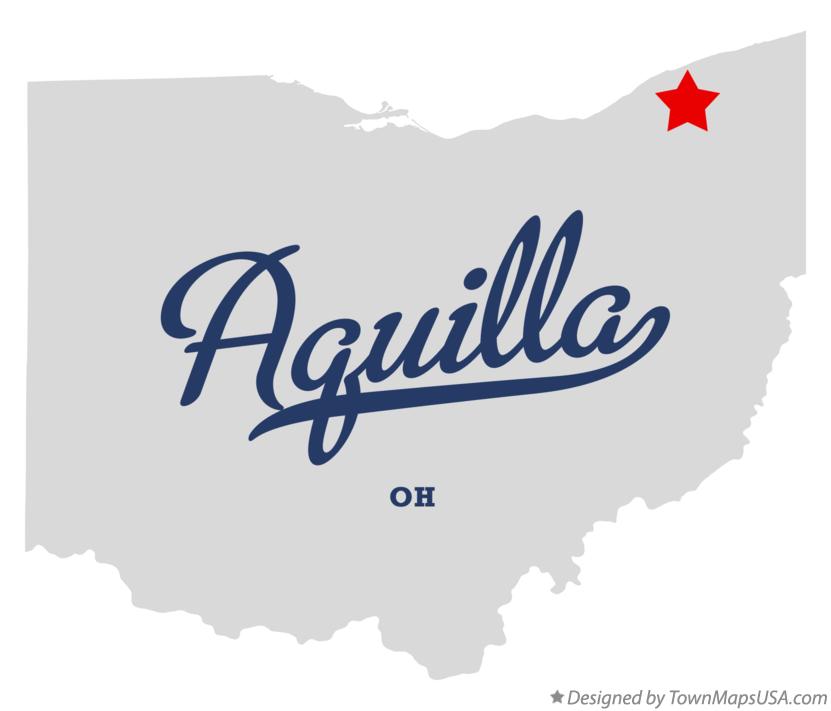 Map of Aquilla Ohio OH