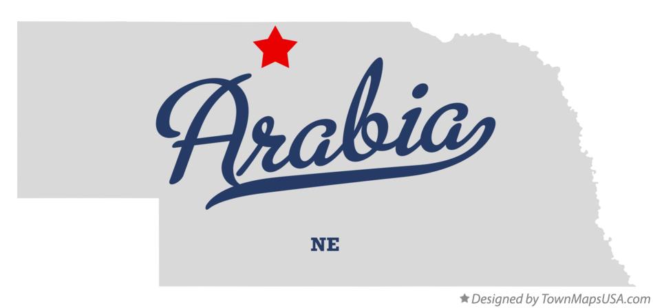 Map of Arabia Nebraska NE