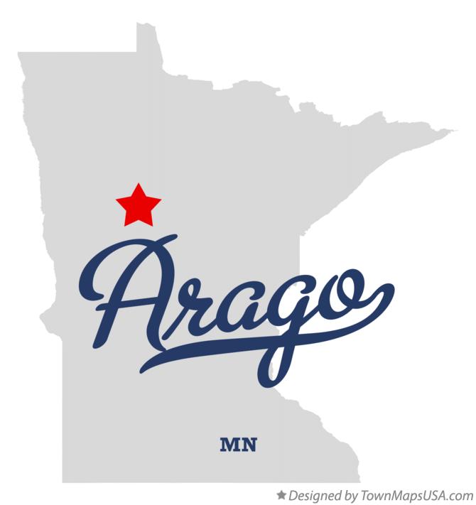 Map of Arago Minnesota MN