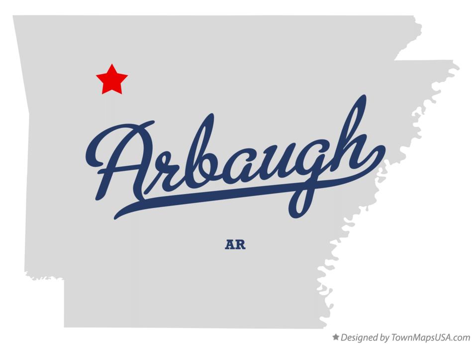 Map of Arbaugh Arkansas AR