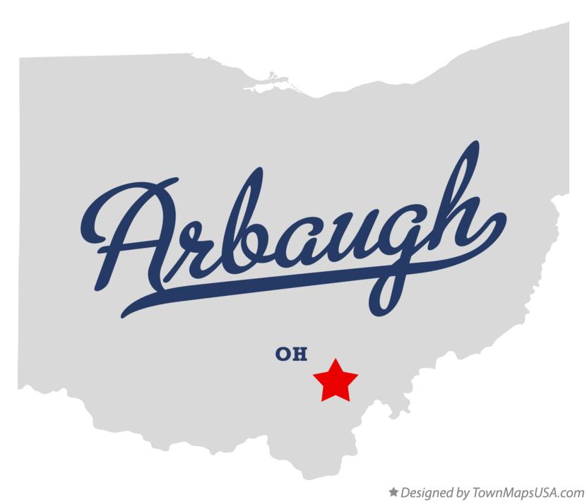 Map of Arbaugh Ohio OH