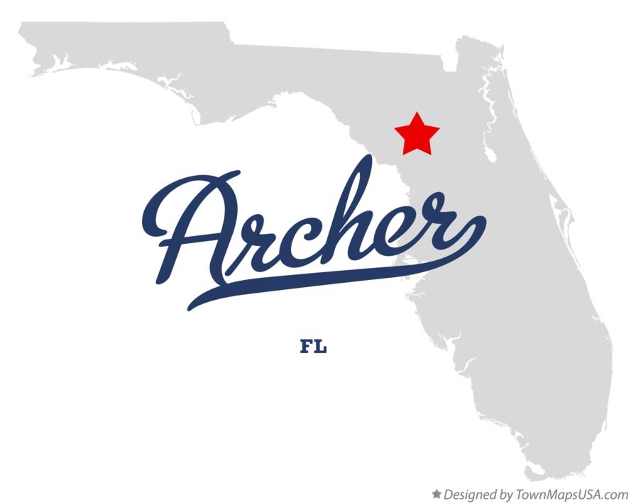 Map of Archer Florida FL