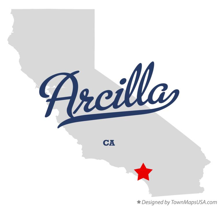 Map of Arcilla California CA