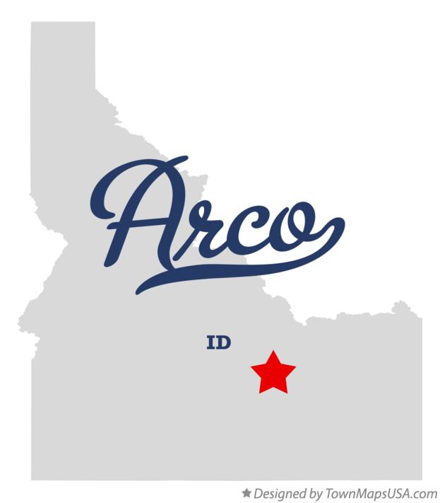 Map of Arco Idaho ID