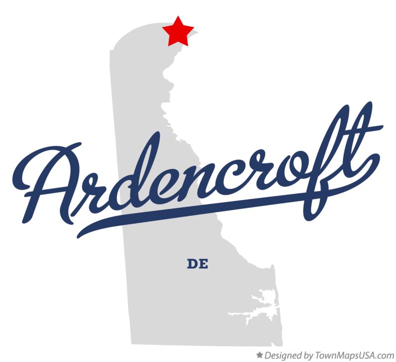Map of Ardencroft Delaware DE