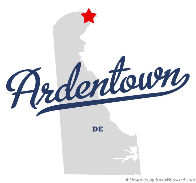 Map of Ardentown Delaware DE