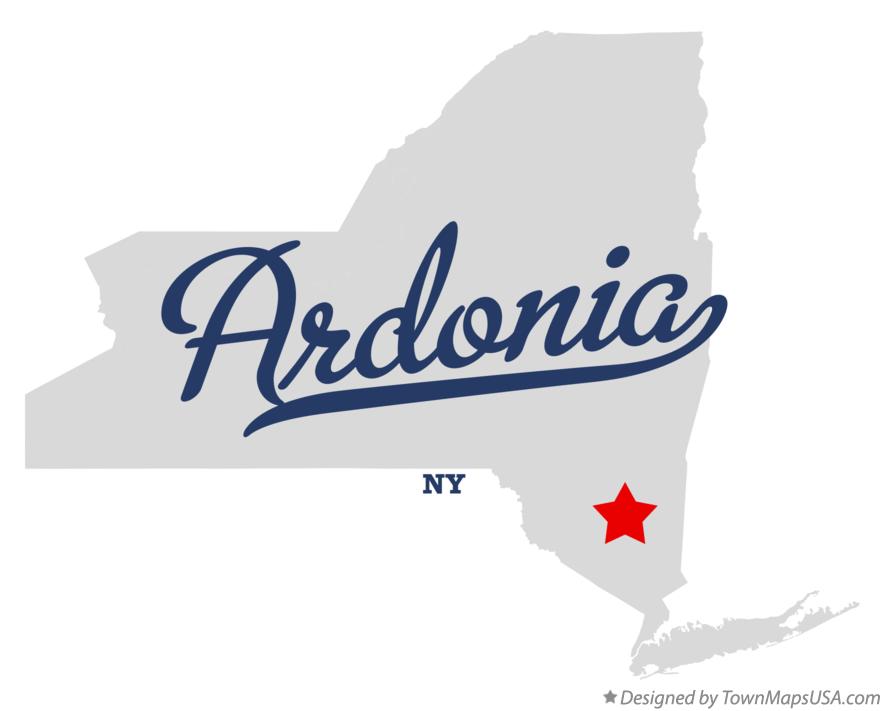 Map of Ardonia New York NY