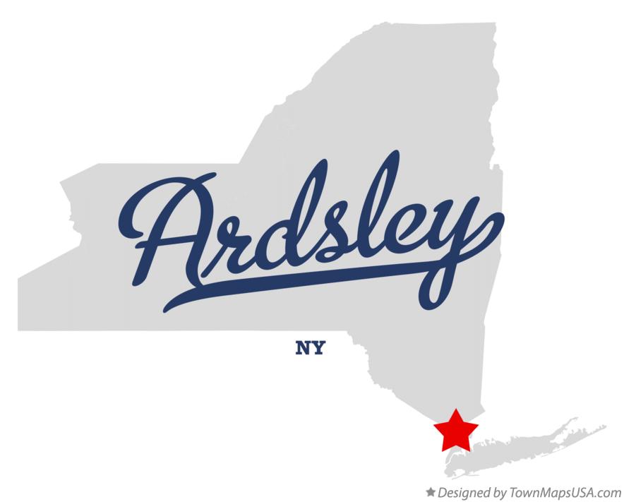 Map of Ardsley New York NY
