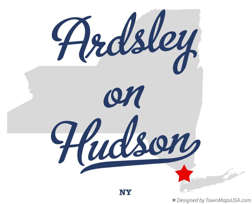 Map of Ardsley-on-Hudson New York NY