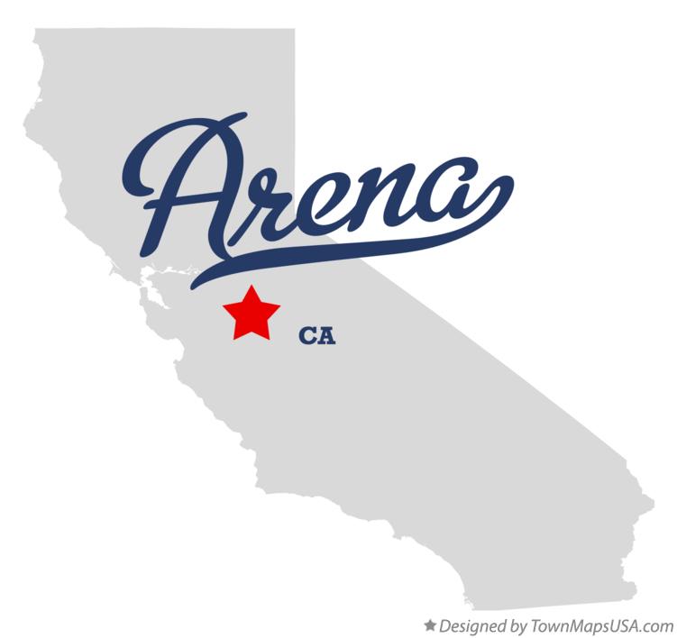 Map of Arena California CA