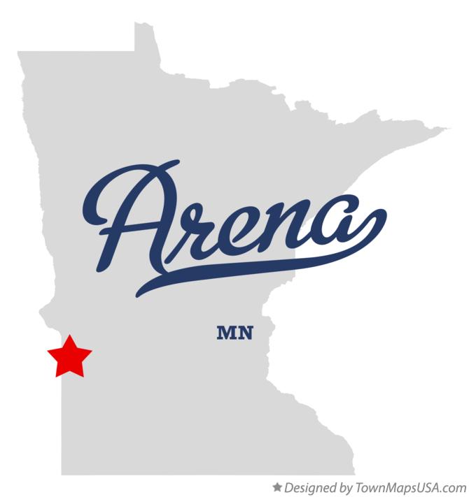 Map of Arena Minnesota MN