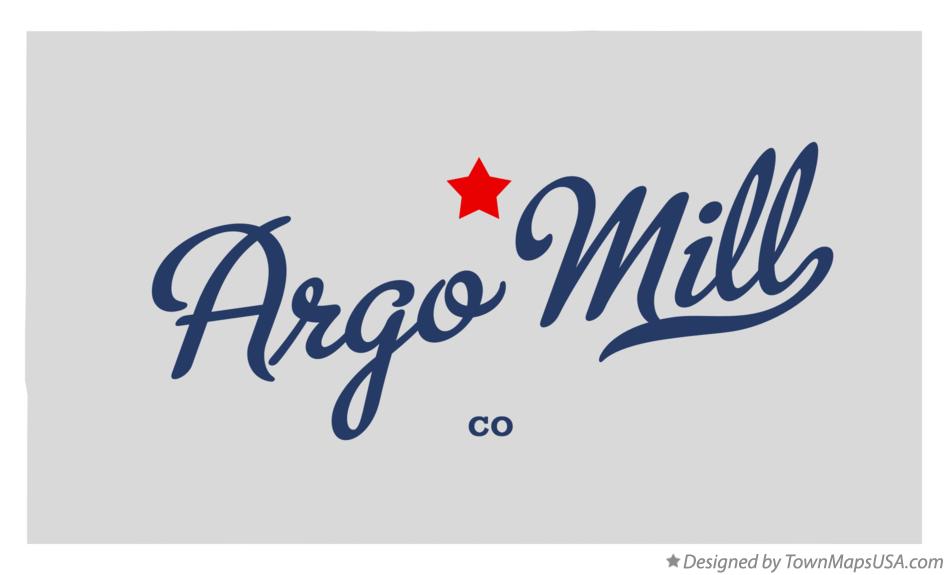 Map of Argo Mill Colorado CO