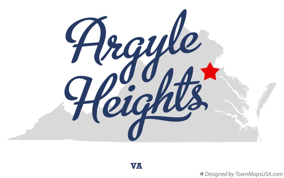 Map of Argyle Heights Virginia VA