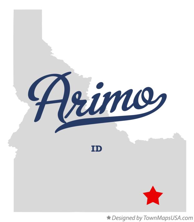 Map of Arimo Idaho ID