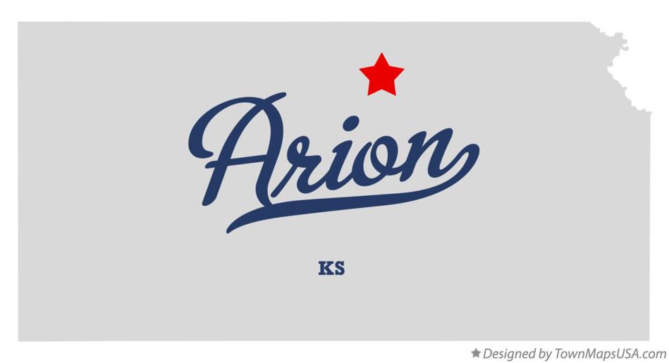 Map of Arion Kansas KS