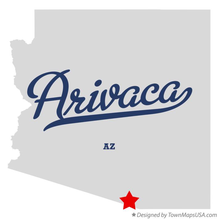 Map of Arivaca Arizona AZ