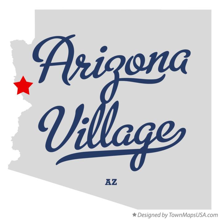 Map of Arizona Village Arizona AZ