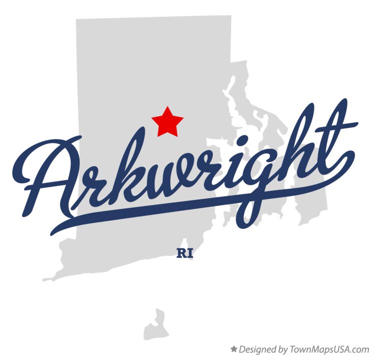 Map of Arkwright Rhode Island RI