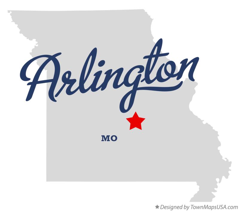 Map of Arlington Missouri MO