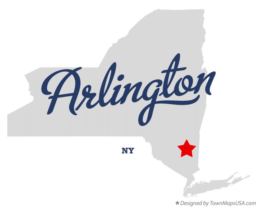 Map of Arlington New York NY