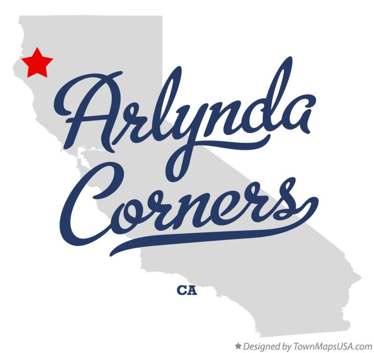 Map of Arlynda Corners California CA