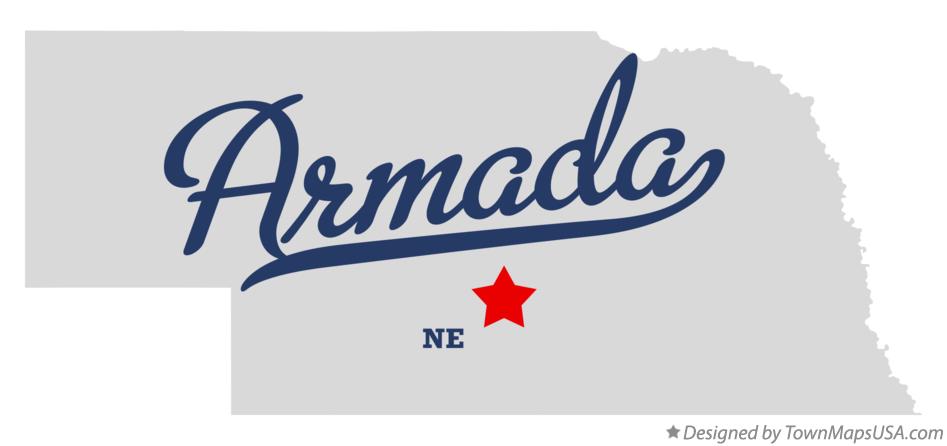 Map of Armada Nebraska NE