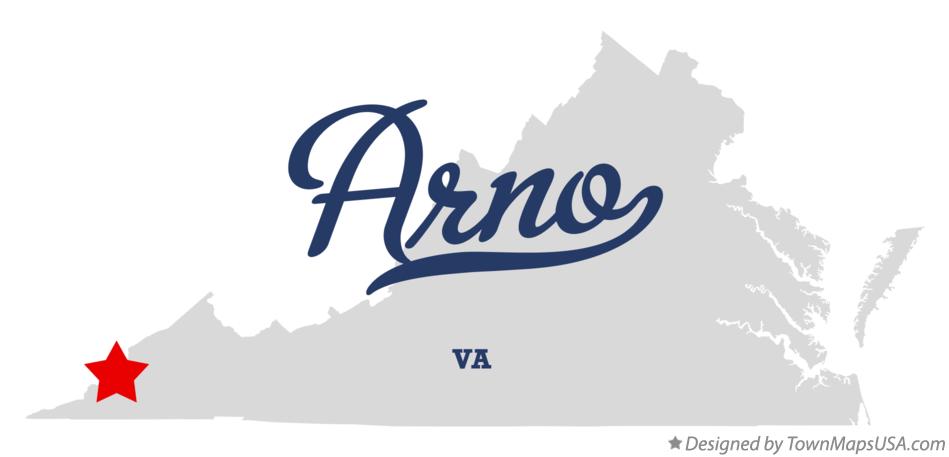 Map of Arno Virginia VA