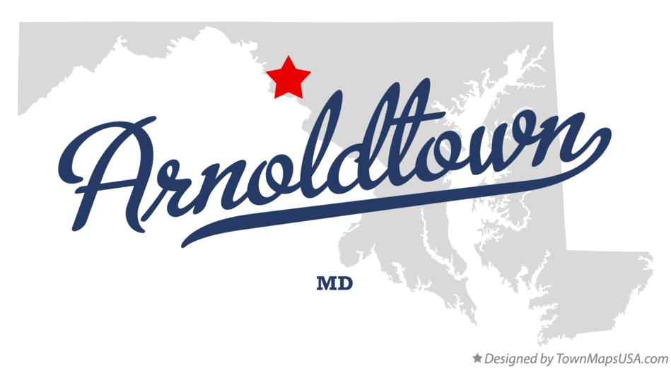 Map of Arnoldtown Maryland MD