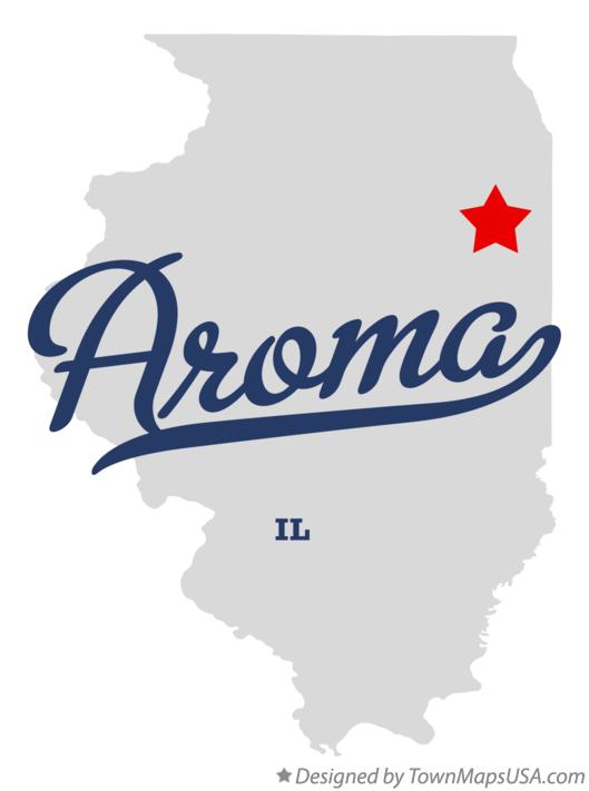 Map of Aroma Illinois IL