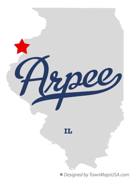 Map of Arpee Illinois IL