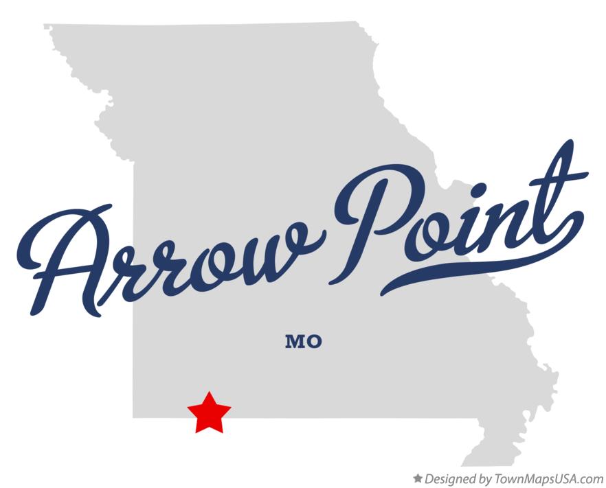 Map of Arrow Point Missouri MO