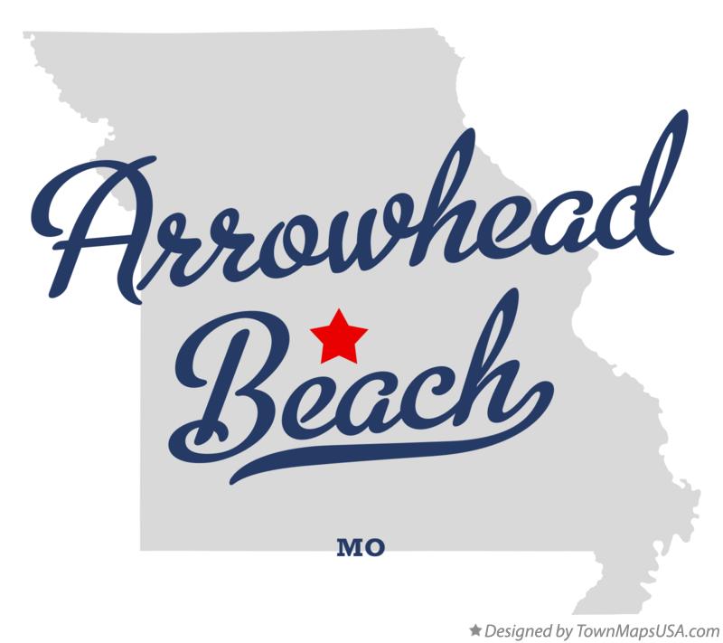 Map of Arrowhead Beach Missouri MO